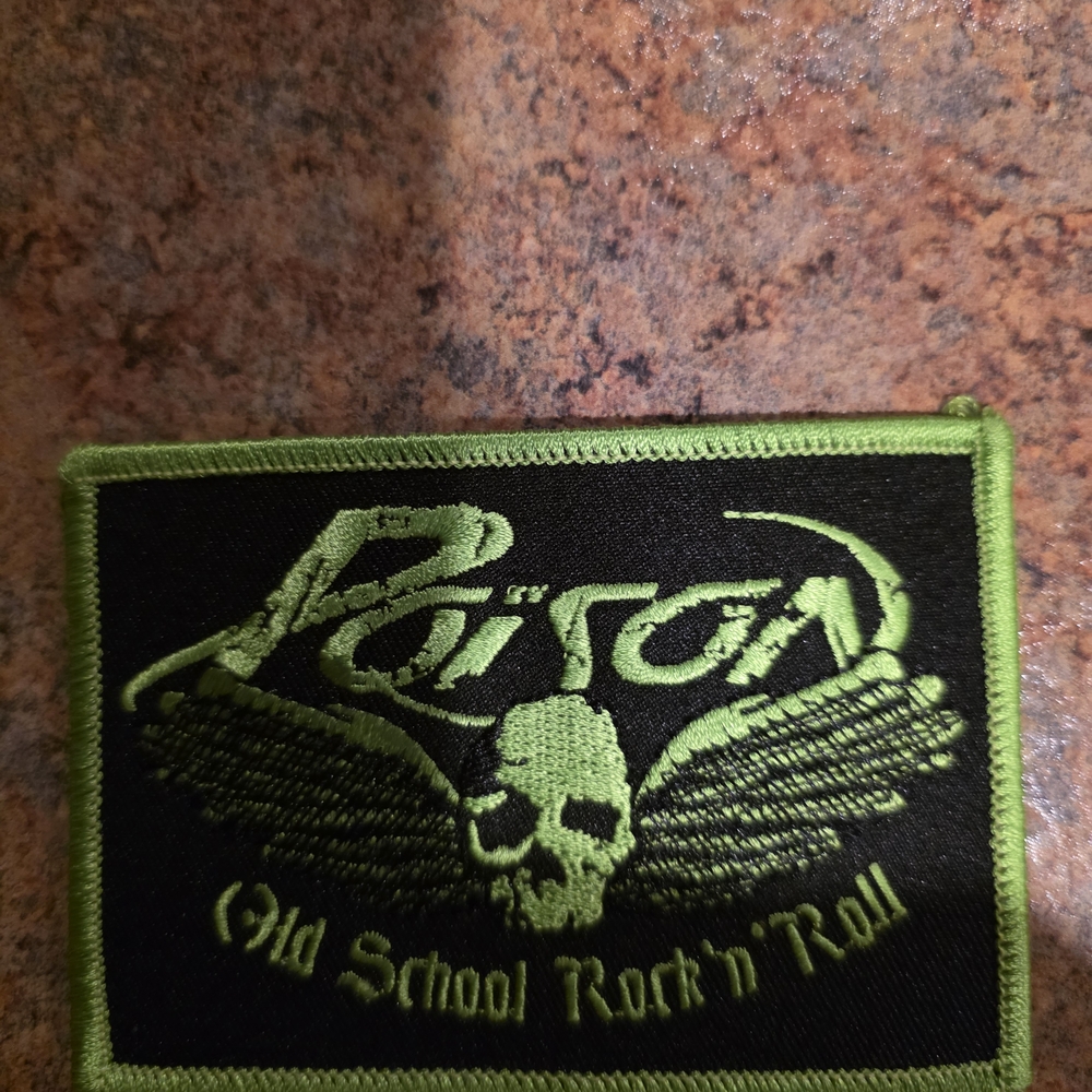 Poison Old School Rock 'n' Roll Patch